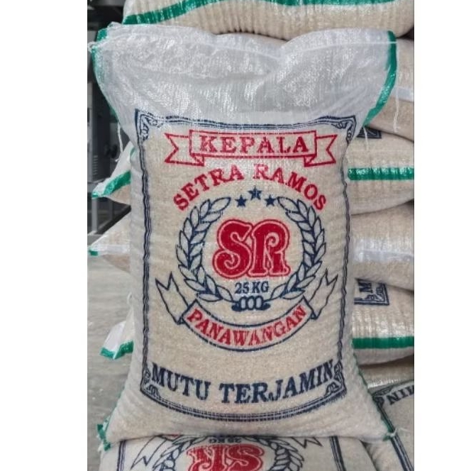 

Beras Setra ramos Biru kemasan isi 25kg