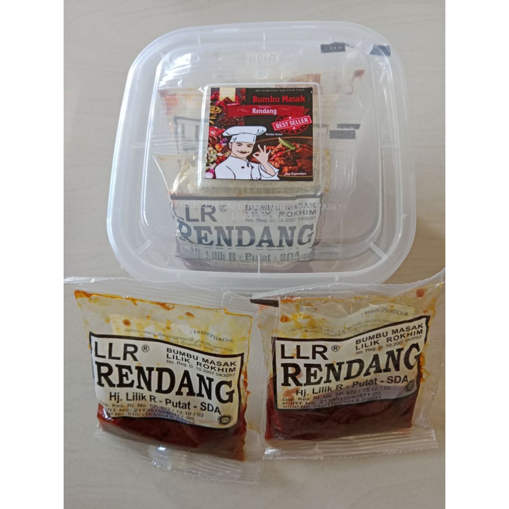 

Rendang Bumbu Instan Paket Thinwall isi 5 pcs