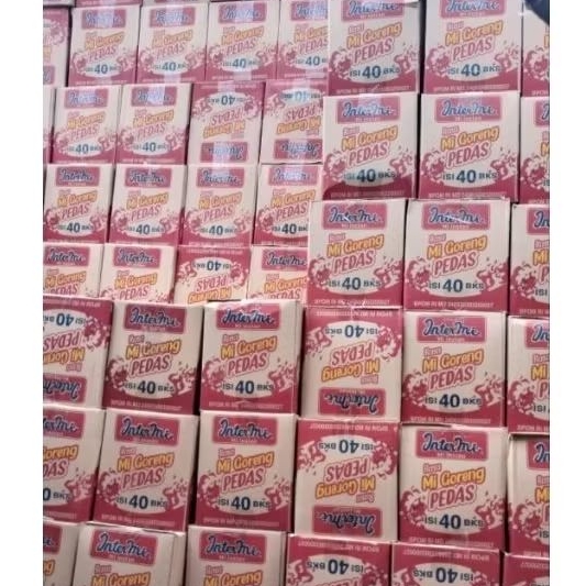 

Intermie mie instan goreng Pedas isi 40pcs