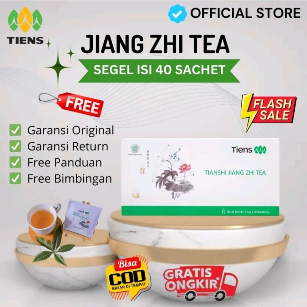 

Jiang Zhi Tea Tiens Original Bpom 1 Box