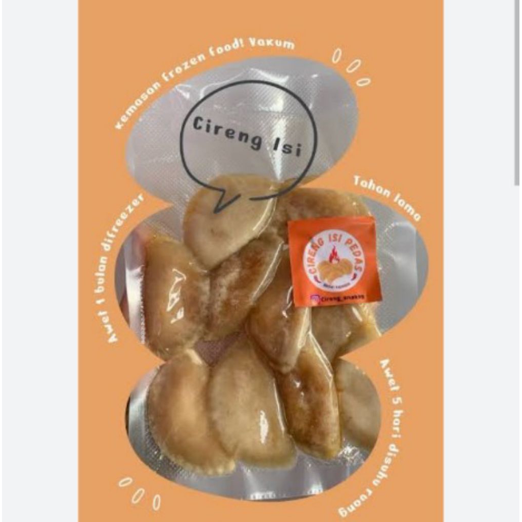 

cireng isi Ayam suir pedas isi 8