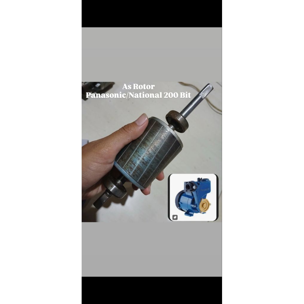 As Rotor Pompa Air Panasonic National 200 Bit