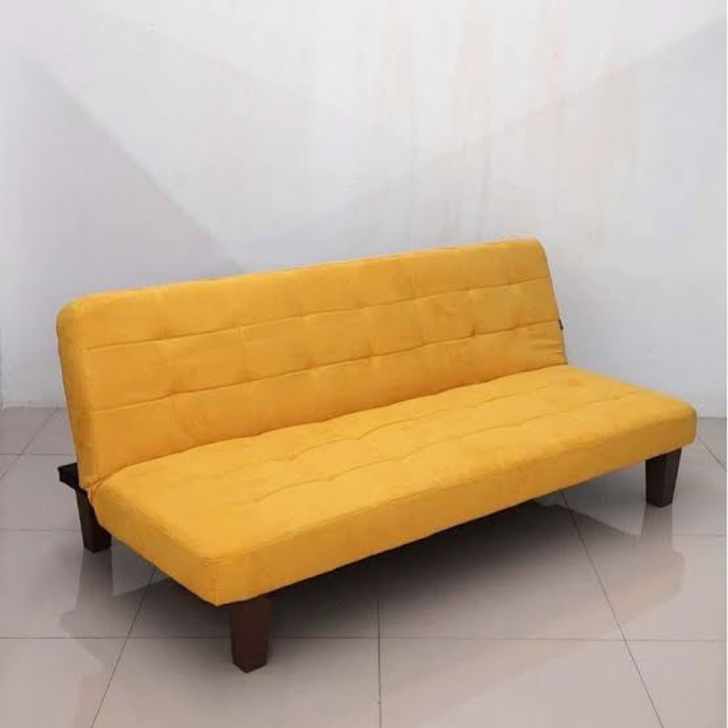 Sofa bed Informa Minimalis kuning