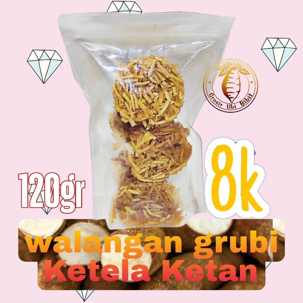 

Walangan Grubi Singkong Ketela Ketan sehat bergizi tanpa pengawet