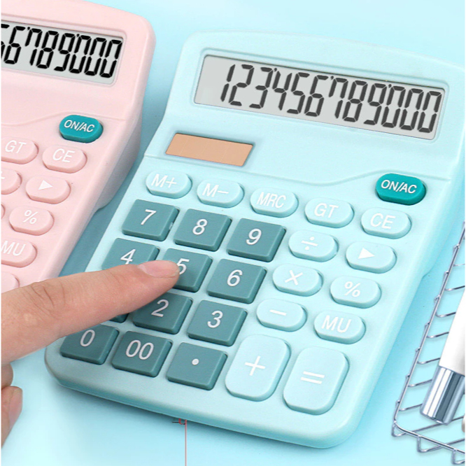 

Kalkulator Digital 12 Digit Dual Energy Warna Biru Pink / Kalkulator Surya Warna Bergaya