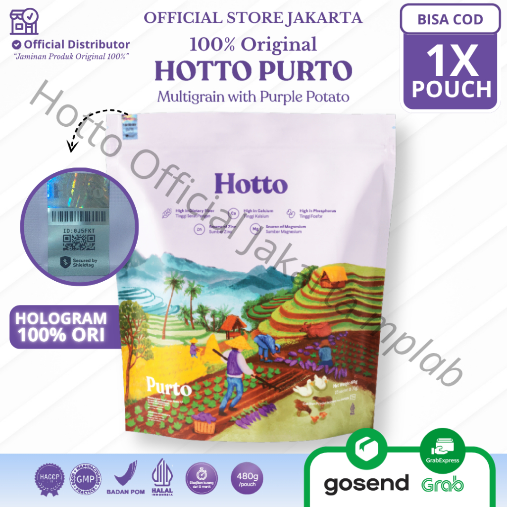 

Hotto Purto Official Store isi 16 Sachet (1Pouch) Paling Hemat BPOM Cocok untuk Gerd Asam Lambung