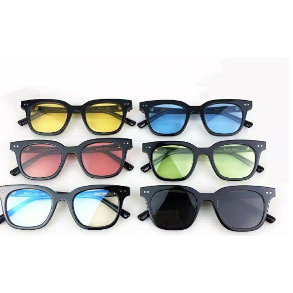 IWD Kacamata Small Candy Kaca Mata Hitam dan Warna Jelly Korea Style untuk Cewek Cowok anak dan dewa