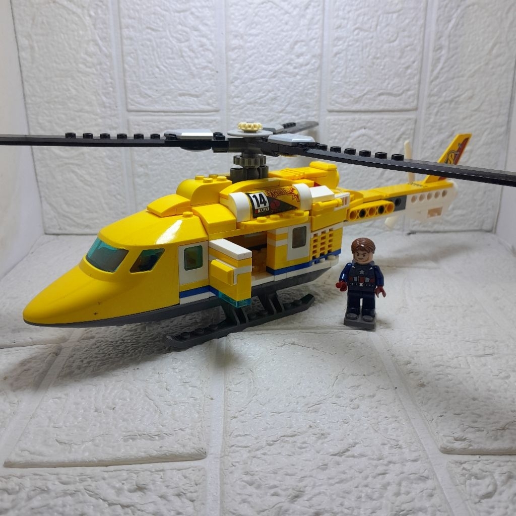 Lego kw helikopter police/Lego kendaraan/Lego helikopter police/Lego second
