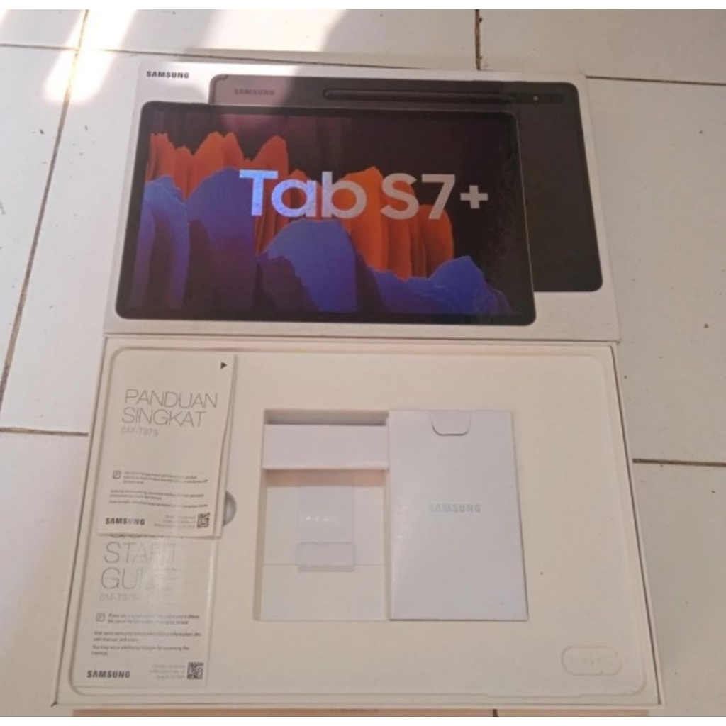 Dus Box Kotak Samsung Galaxy Tab S7 Plus Ori Copotan
