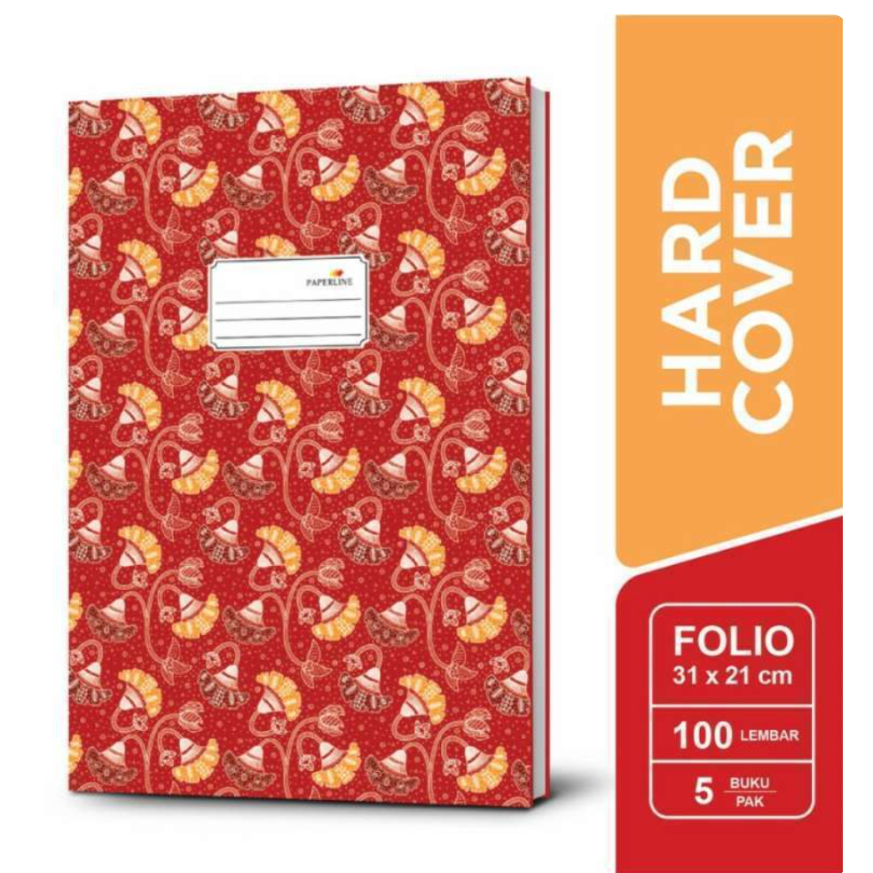 

Buku Folio Paperline Hardcover dengan 100 Lembar Halaman Aesthetic