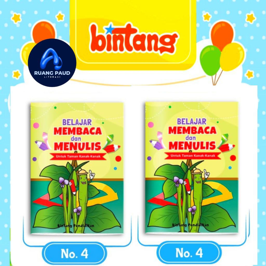 Buku TK Paud | Buku Membaca dan Menulis TK Paud