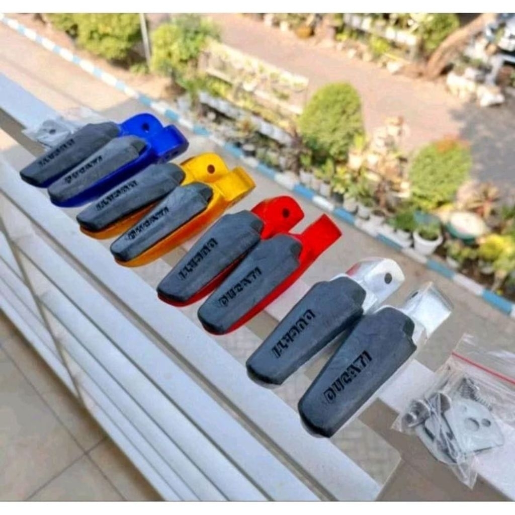 Postep footstep Ducati Variasi Modifikasi All Motor PNP Vixion Byson Megapro