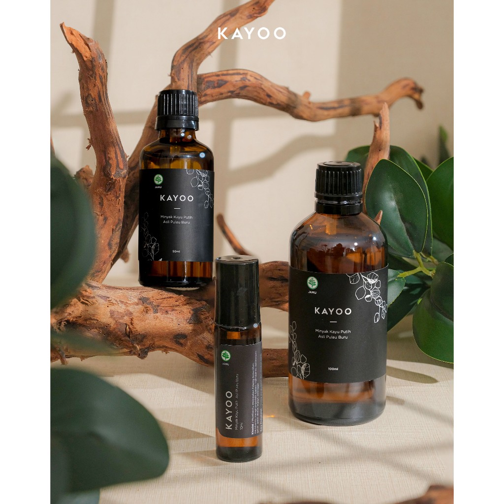 BPOM KAYOO Minyak Kayu Putih asli Pulau Buru (Eucalyptus Oil)