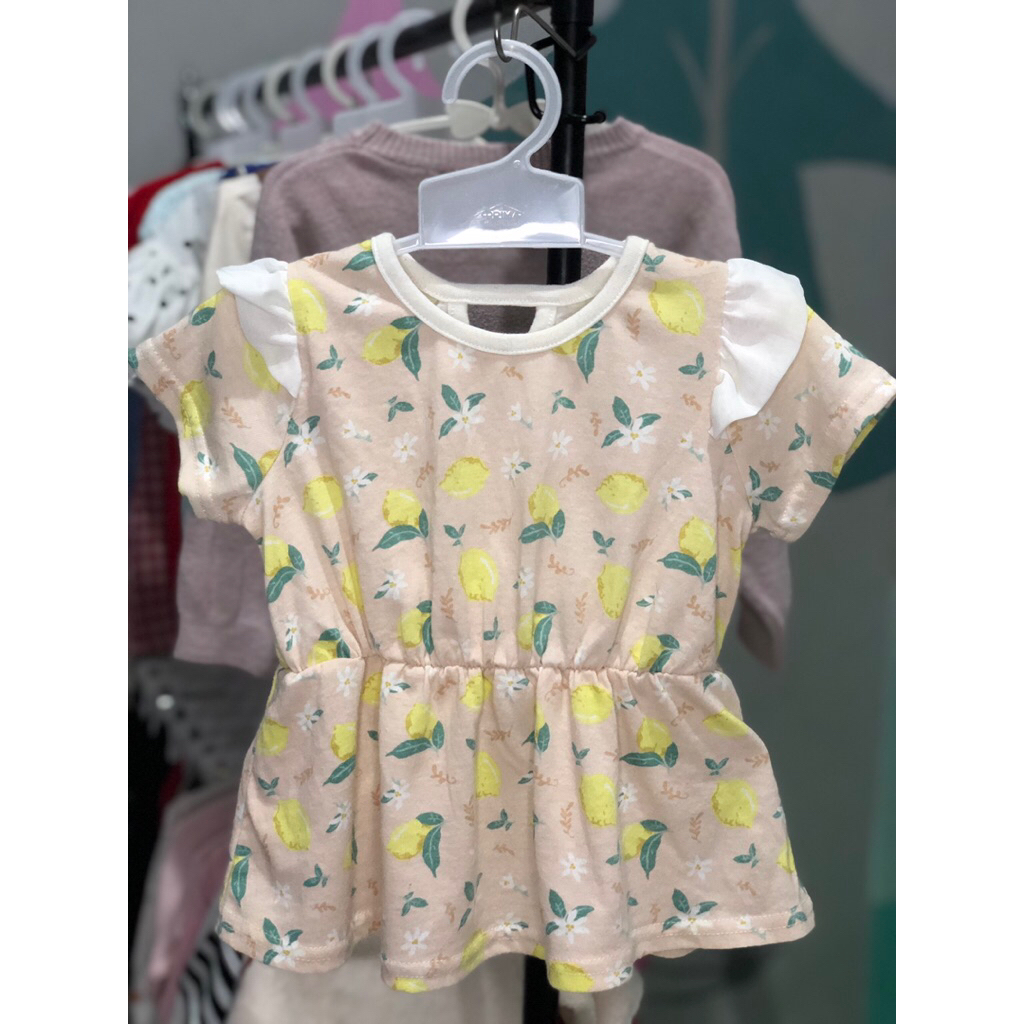 PRELOVED Baju Bayi Anak atasan lucu karet pinggang