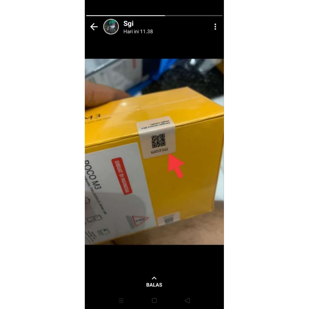 

STIKER HANDPHONE MERK XIAOMI ukuran 1,8x2,8