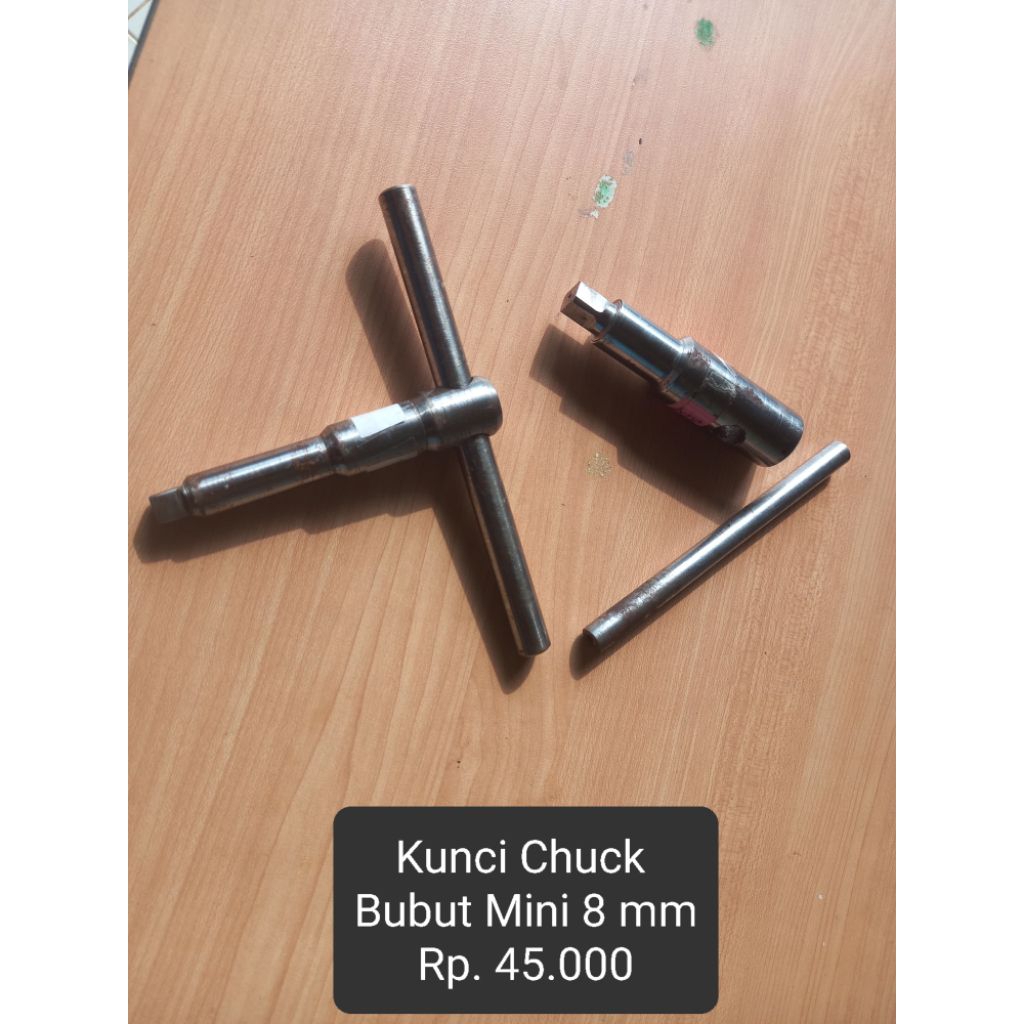 Kunci Chuck Bubut Mini 8 mm