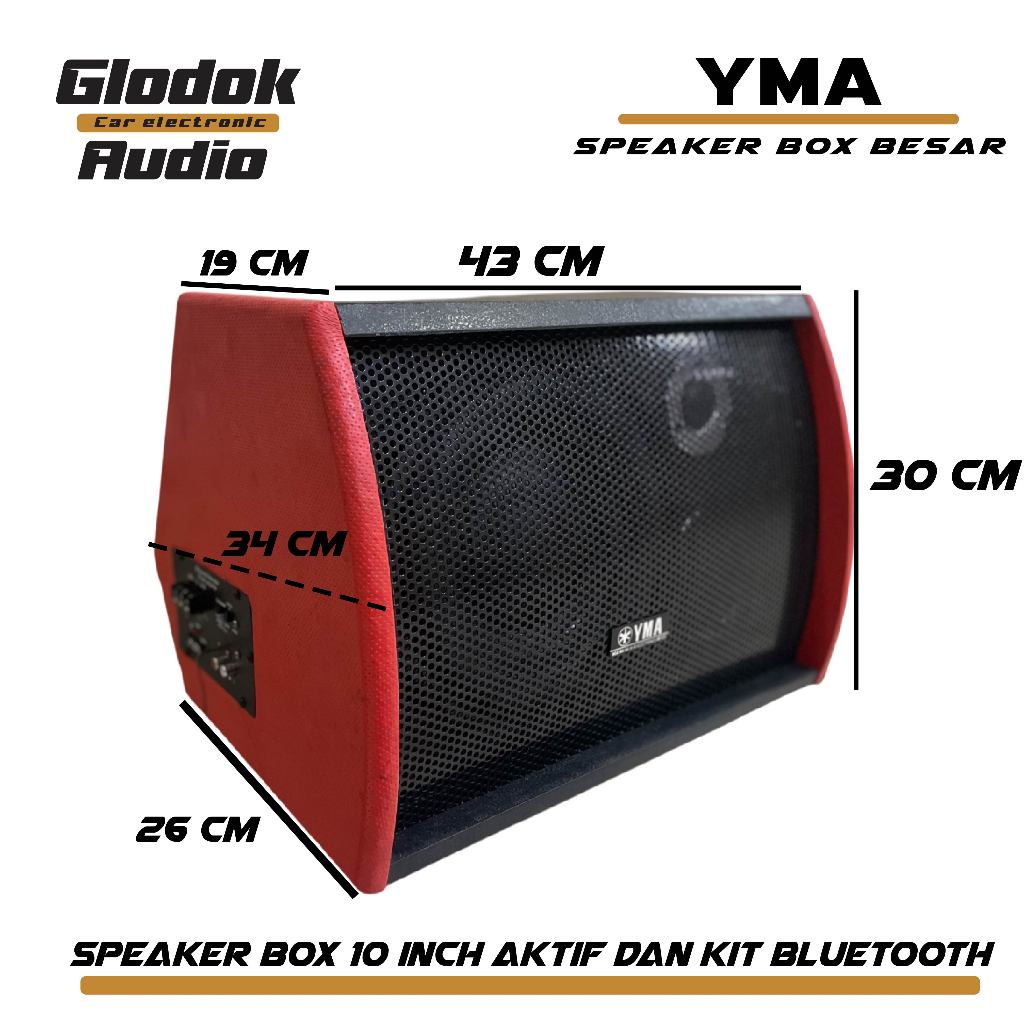 Speaker box YMA 10 inch Aktif Bluetooth