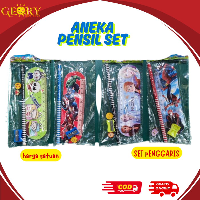 

Pensil Set Anak Kado Ulang Tahun Alat Sekolah