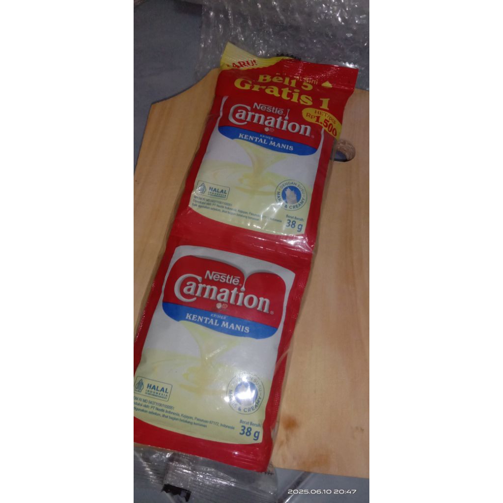 

SUSU Carnation sachet 38gr