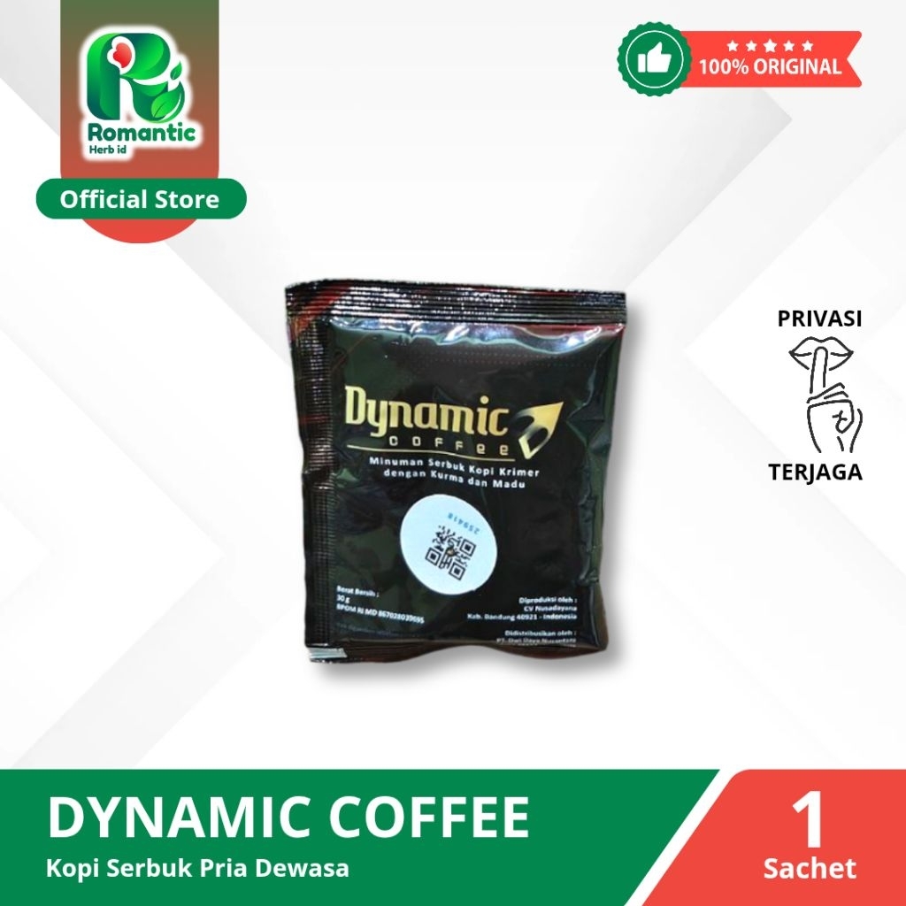 

Dynamic coffee Kopi Dynamic minuman serbuk kopi gula krimer eceran 1 sachet original