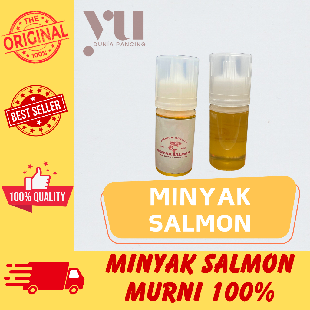 MINYAK IKAN SALMON / MINYAK SALMON / SALMON OIL MURNI 100% - UMPAN PANCING