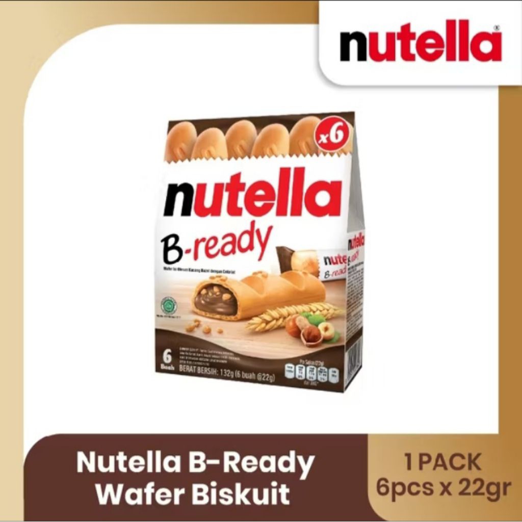 

Nutella B-ready wafer biskuit 132g