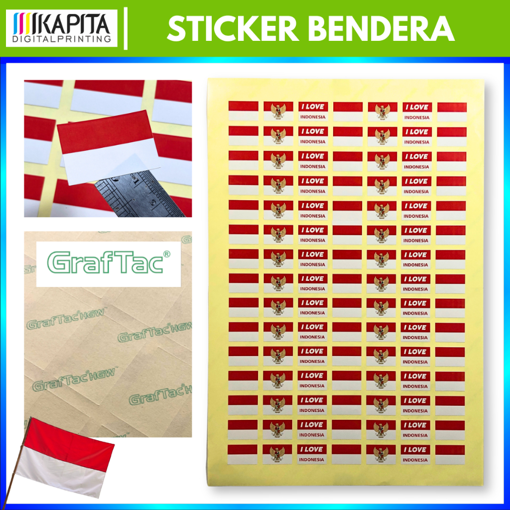

( Isi 150pcs) Sticker Pipi Merah Putih untuk Lomba / Karnaval – Stiker Pipi Aksesoris 17 Agustus