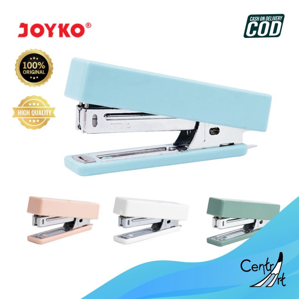 

Joyko Stapler pastel Pink Blue Stapler praktis office berkualitas S7-15
