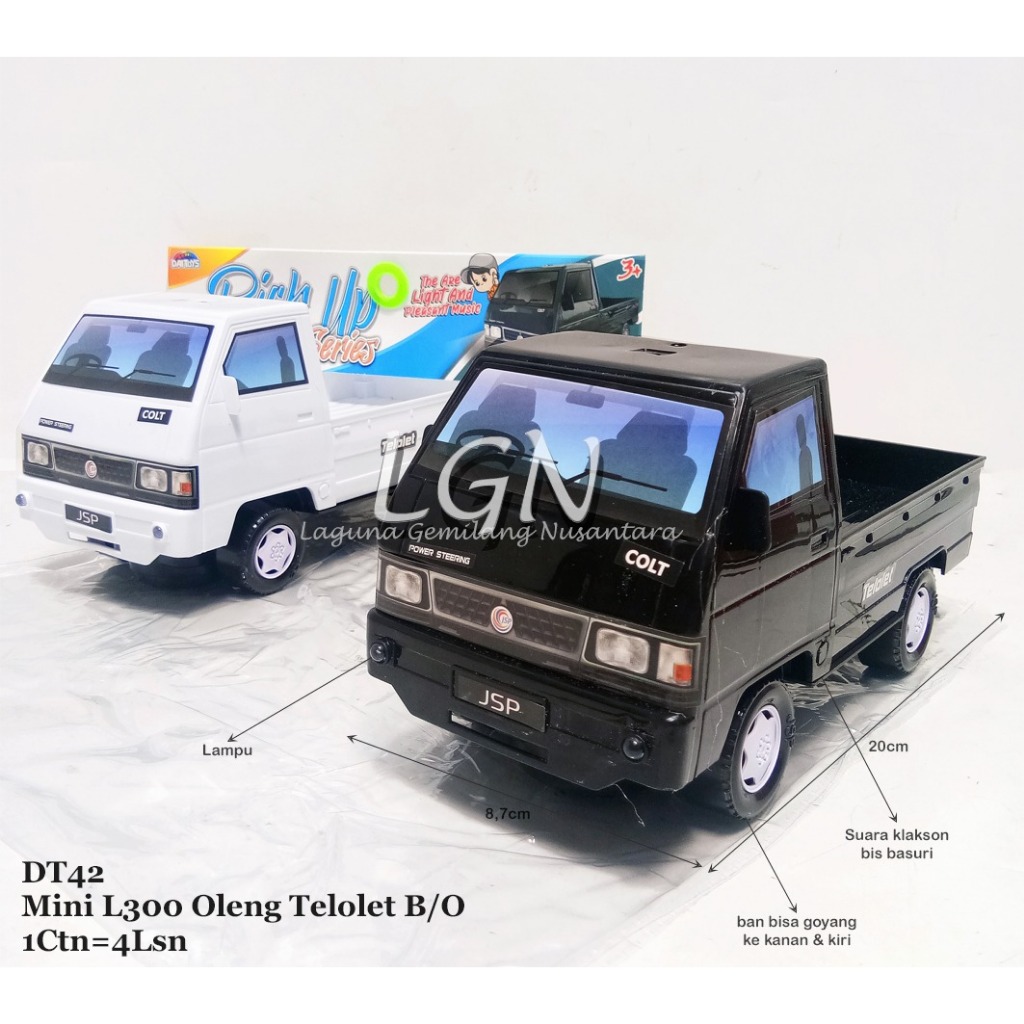 Mainan Mobil L300 Oleng Suara Basuri DT42