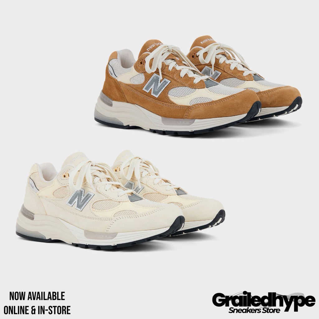 New Balance 992 Made in USA - Raw Cashew / Sweet Caramel