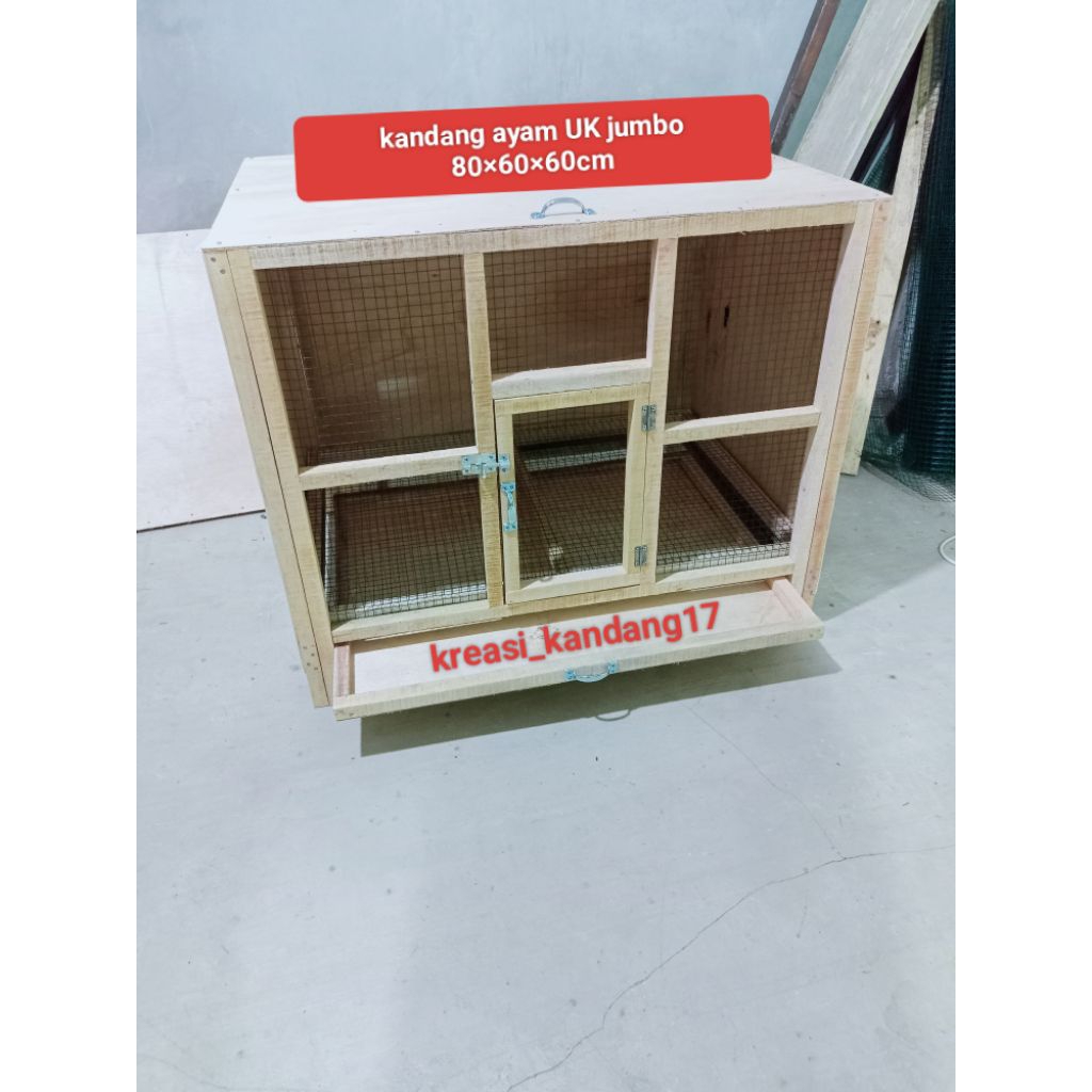 kandang ayam Serama ukuran jumbo / kandang ayam minimalis