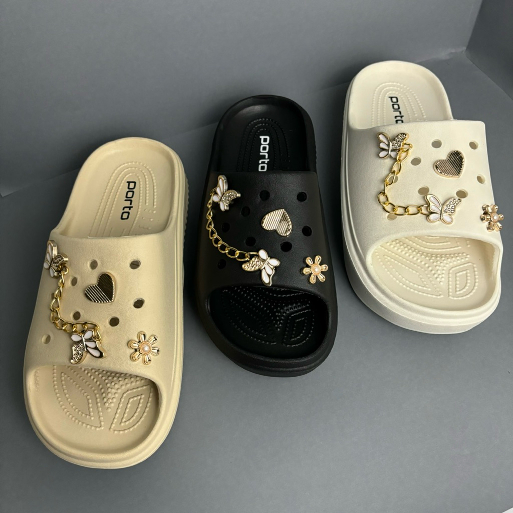 Sandal Karet Casual Wanita | Sandal flat | OOTD Casual