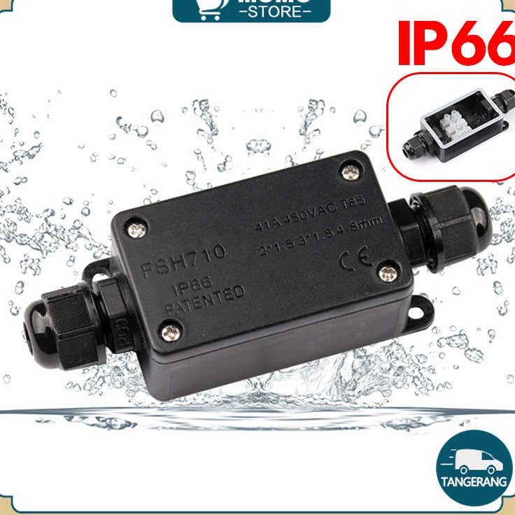 Cod Junction Box Waterproof FSH71 Konektor Kabel Listrik Tahan Air IP66 Kotak Konektor Kabel Listrik