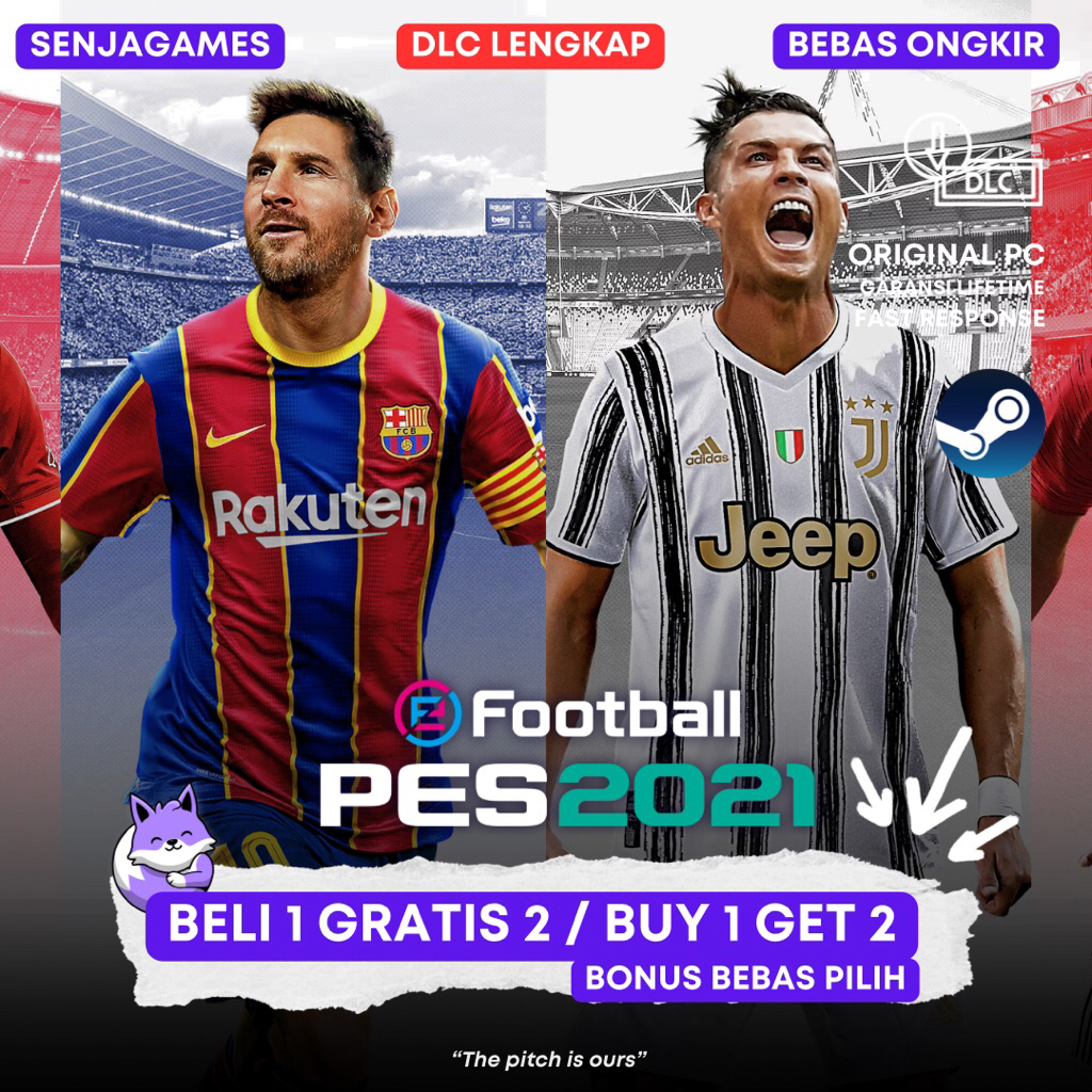 EFOOTBALL 2021 / PES 2021 WITH SEASON UPDATE PC ORIGINAL GAME
