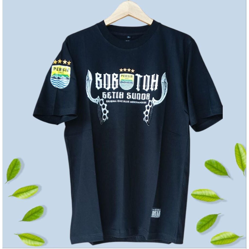kaos Persib baju Persib kaos Bobotoh getih Sunda hitam