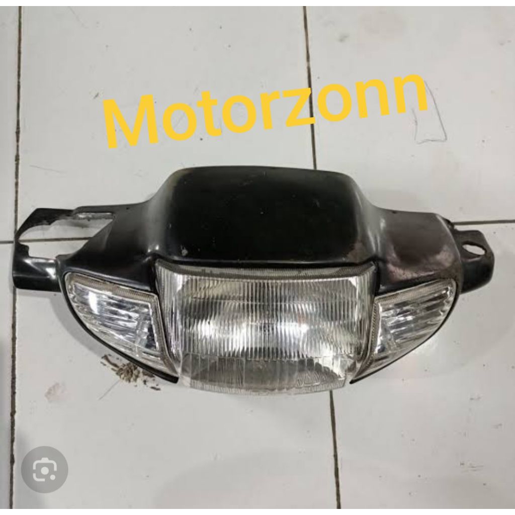 Batok lampu supra X lama full set / batok supra x lama + lampu depan supra x lama original second
