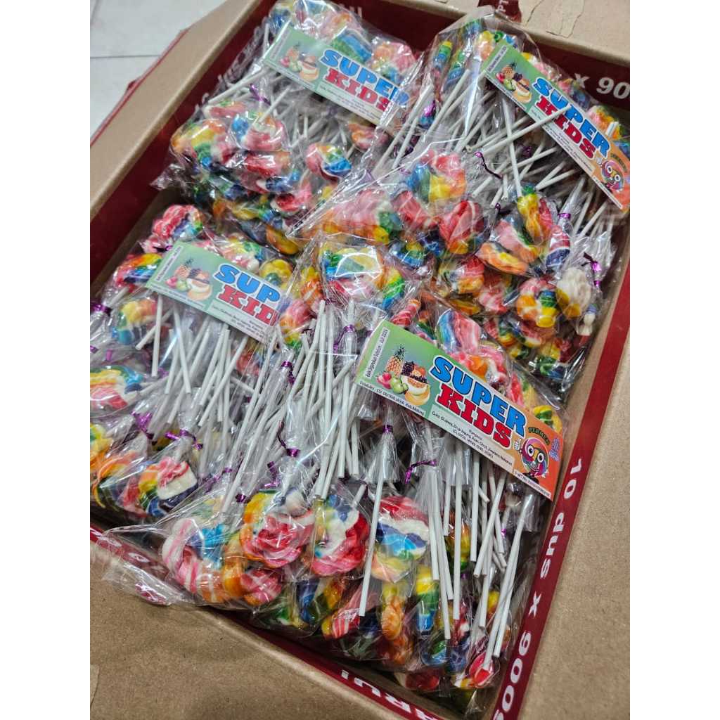 

PERMEN LOLIPOP BUNGA MAWAR SUPER KIDS KARTONAN (Langsung dari pabriknya)