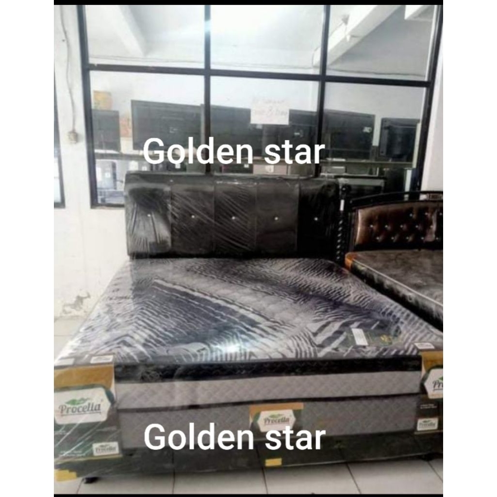 SET Bed Boxy PROCELLA Pillow Top SpringBed 160 - 180 x 200/ New Multibed FULLSET