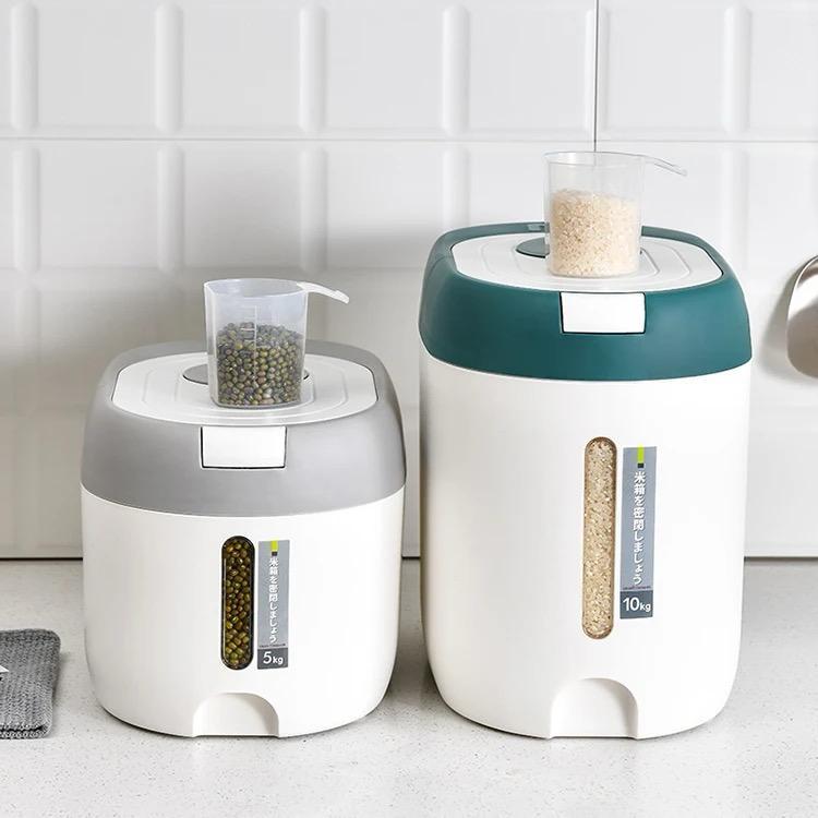 Tempat Beras Kotak Penyimpanan Dispenser Beras  Tempat Penyimpanan Beras Tempat Beras 5 Kg