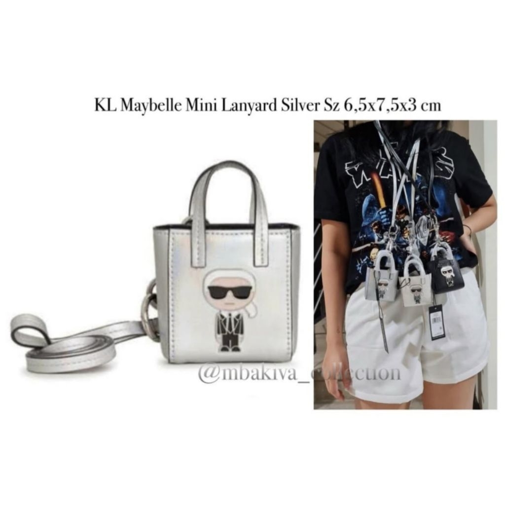 

KL Maybelle Mini Lanyard Silver