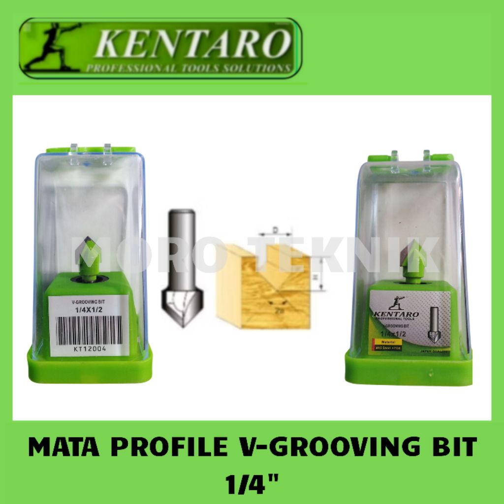 MATA PROFILE / ROUTER V-GROOVING BIT 14" ORIGINAL