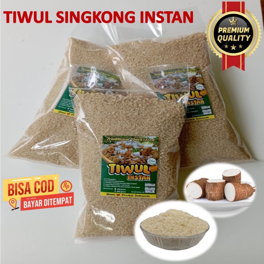 

Oyek Instan / Tiwul Original dari Beras Singkong Berkualitas