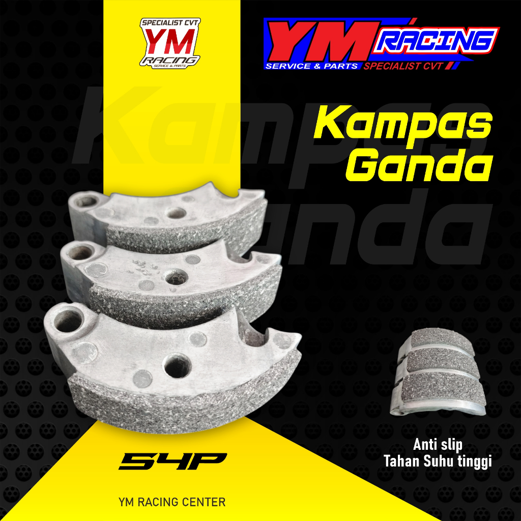 KANPAS GANDA RACING MIO J / KAMPAS OTOMATIS MIO SOUL GT 115 | KANPAS KOPLING XRIDE 115 - KANPAS GAND