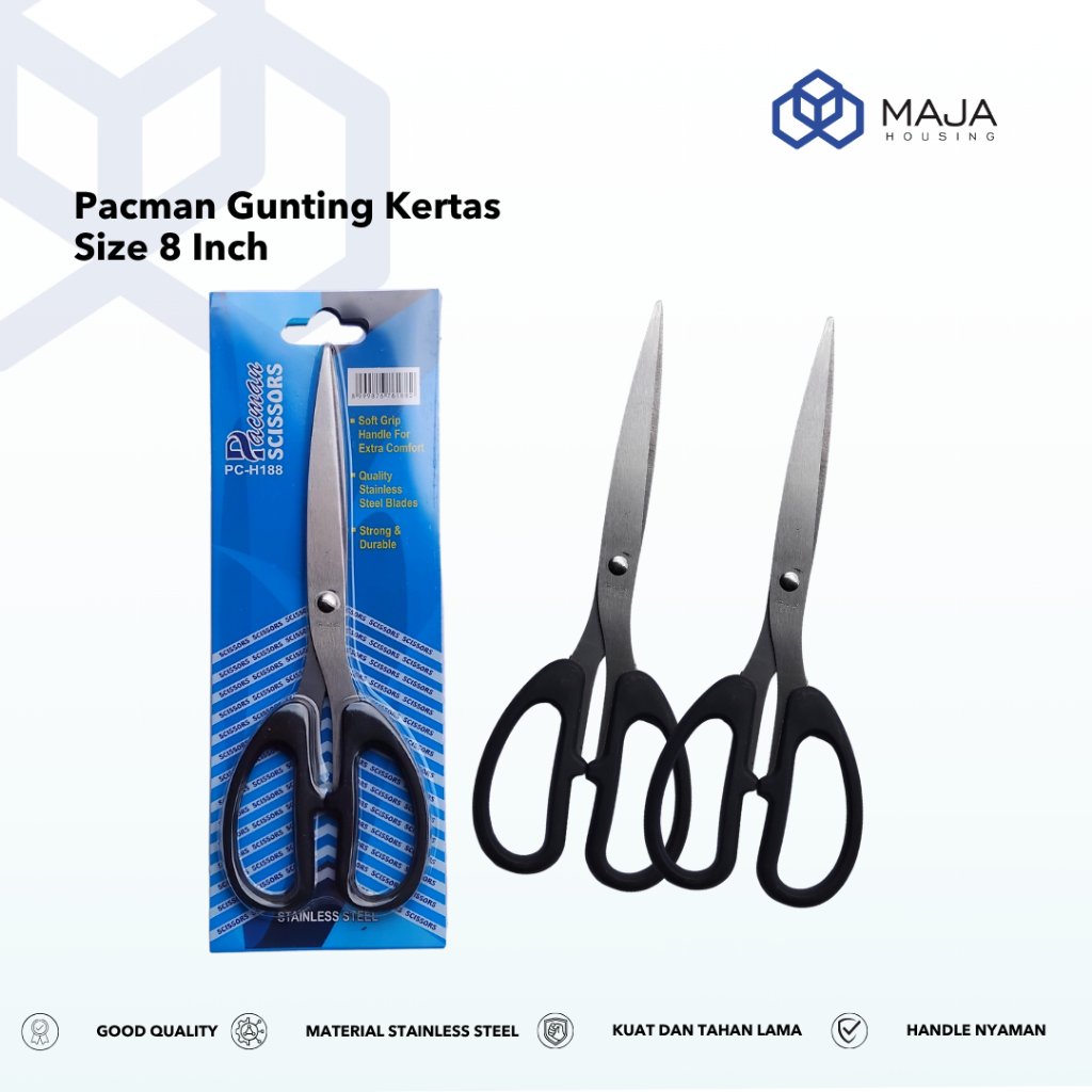 

Gunting Stainless Besar 8 Inch Pacman PC-H188 | Pacman Gunting Stainless 8