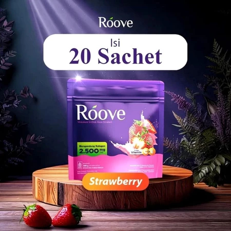 100% Ori Roove Collagen Drink Beauty Minuman Kolagen Kecantikan Asli