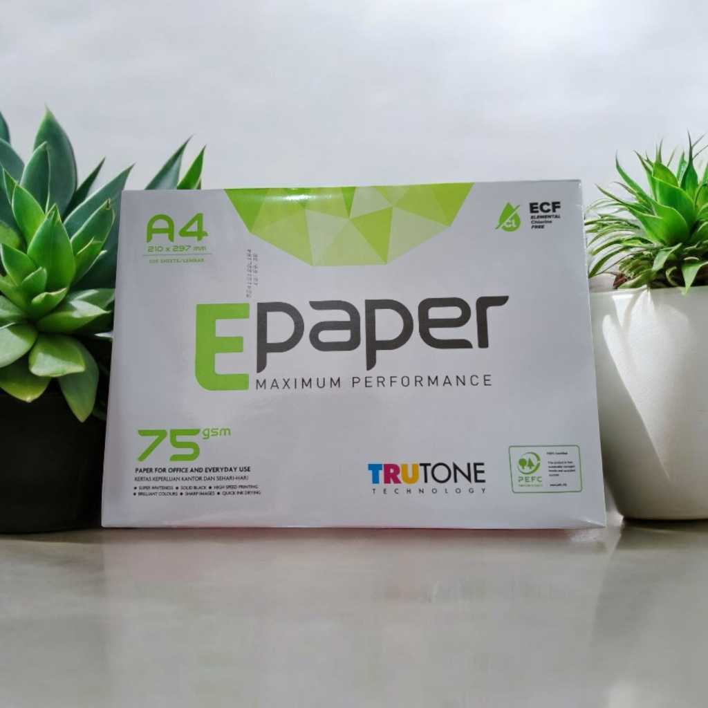 

(Harga Satuan) Kertas HVS A4 E-Paper 75 Gram
