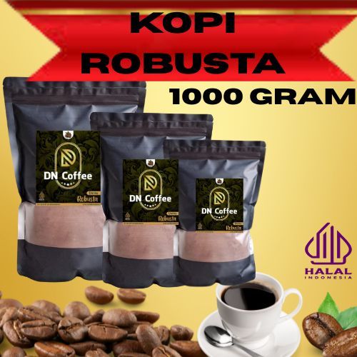 

DN COFFE ROBUSTA 1000 GRAM GILING HALUS