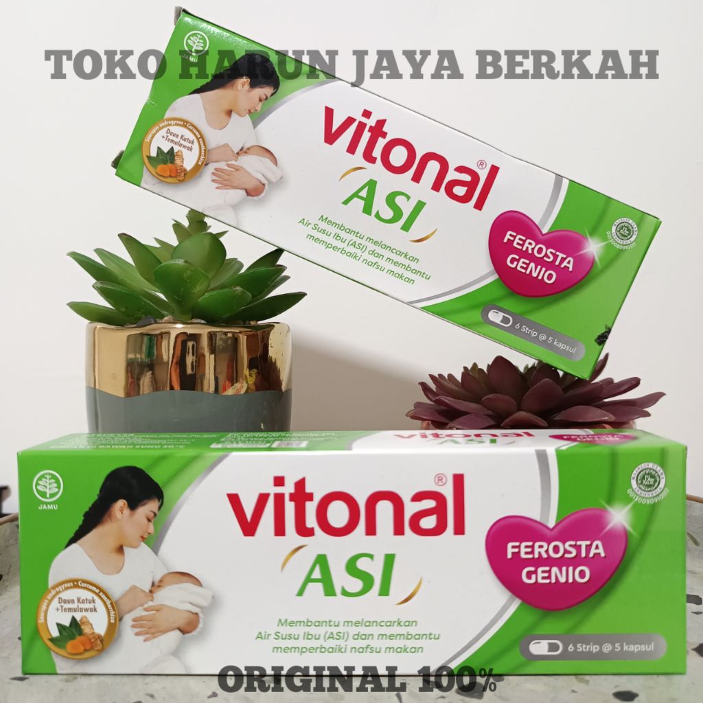 Vitonal ASI ORIGINAL suplemen vitamin pelancar asi ibu menyusui