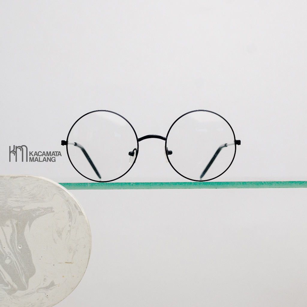 Kacamata Malang - Kacamata Bulat Besi Ringan - Gurna 03