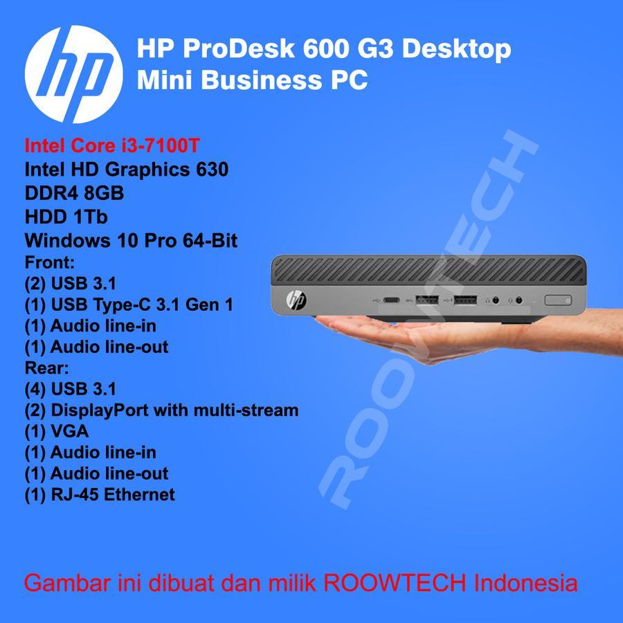 Mini Pc HP Core i3 8gb HDD 1TB Garansi 1Tahun